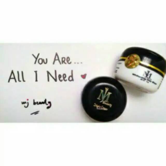 Night cream mj beauty/ cream malam mj beauty