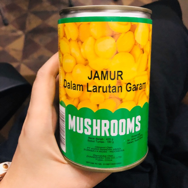 Jamur Champignon Mushroom Mei Kui Hwa- Jamur Kancing Kaleng 425gr