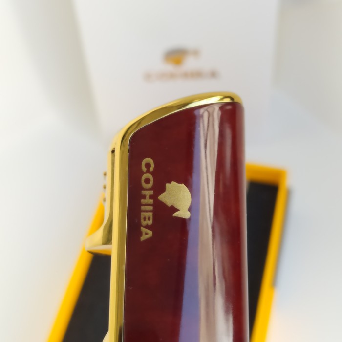 Korek Gas Bara (Cerutu) Cohiba Torch Lighter Triple Jet Flame