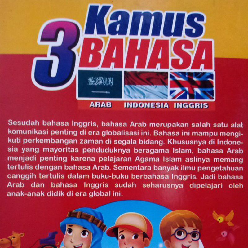 Murah..!! Buku Kamus 3 Bahasa Arab Indonesia Inggris