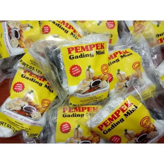 

Pempek Gading Mini Frozen Paket 1 isi 20 PCS