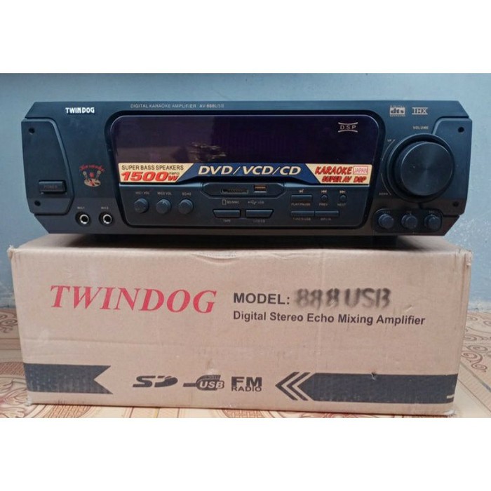 Twindog  , TD  , 888 USB  , Twin Dog , Amply , Ampli , Amplifier , Remote