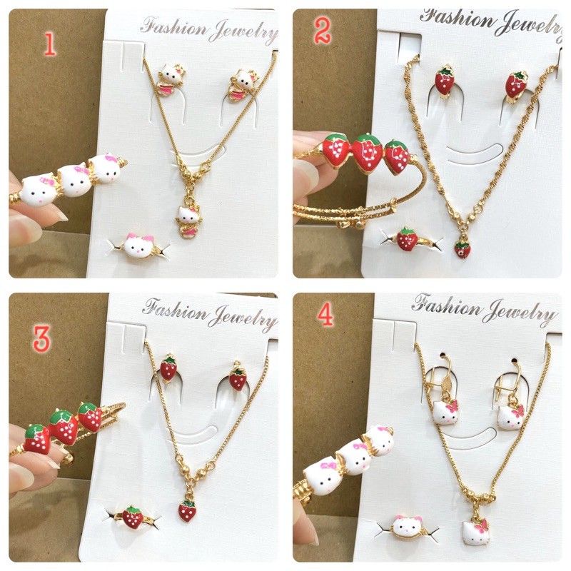 Kalung set anak Xuping 24k karakter