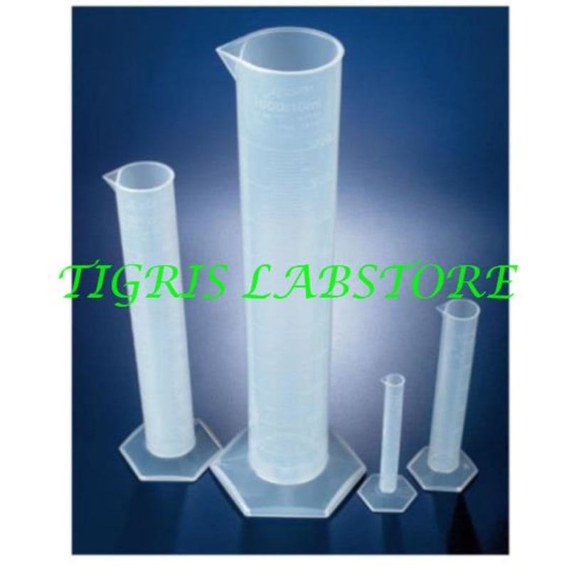 CYLINDER PP 50mL. PP. silinder ukur plastik. Gelas Ukur Plastik. AZLON