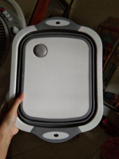 Baskom Talenan Lipat /magic Talenan Lipat Alat Dapur Serbaguna