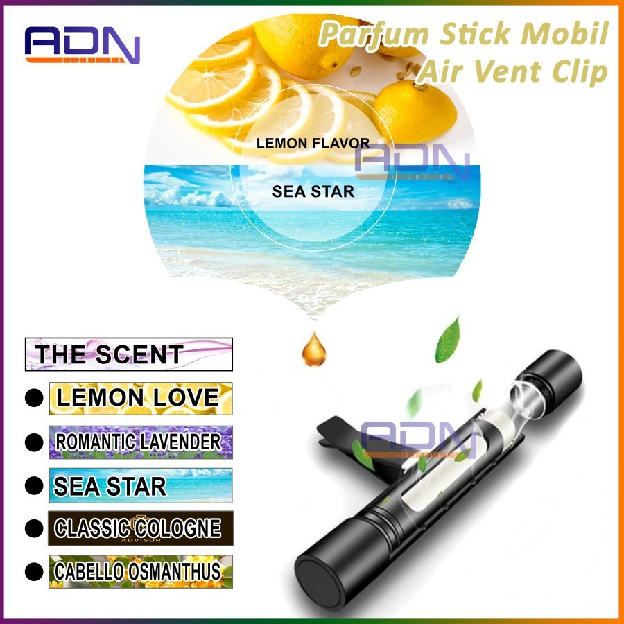 Parfum Mobil Jepit Sticks Aroma Car Air Vent Clip PARFUM STICKS MOBIL