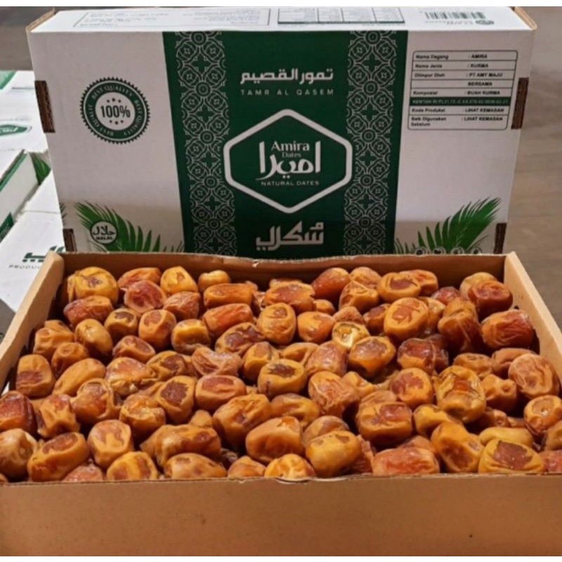 

Kurma Sukari Premium Amira 3kg Sukari Dates 3 kg Al Qassim