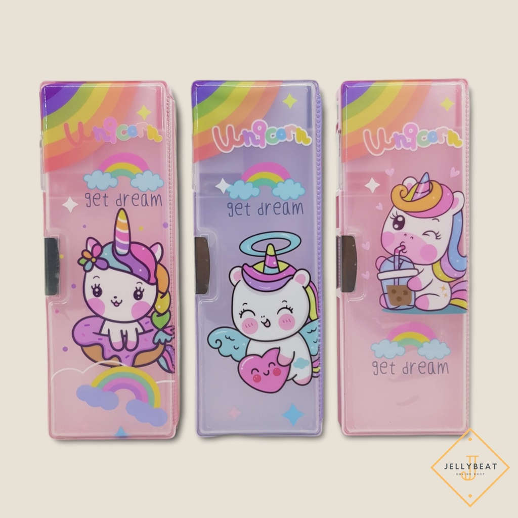 PENCASE TEMPAT PENSIL 3D - UNICORN