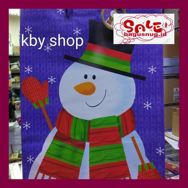 

Perlengkapan Natal -Ty- Shopping Bag Goodie Paper Bag Natal Christmas Besar 30X40Cm 790Natt