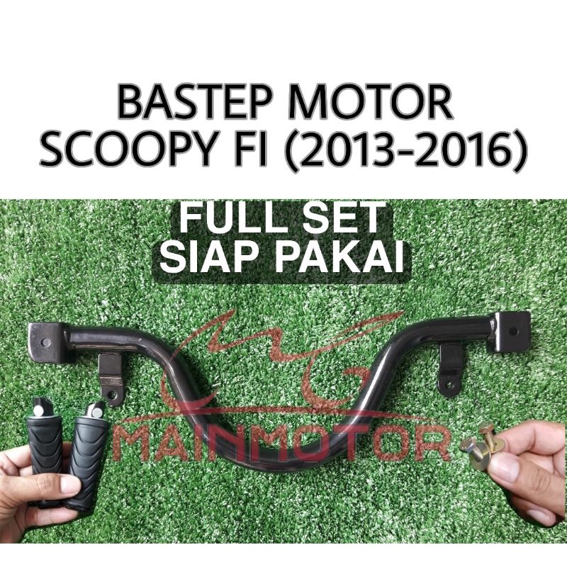 BASTEP DEPAN SCOOPY FI 2013-2016 FOOTSTEP PIJAKAN KAKI FULLSET