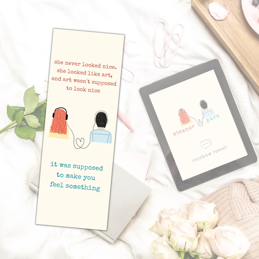 

Bookmark: FanArt Eleanor & Park | Pembatas Buku Premium Waterproof Aesthetic