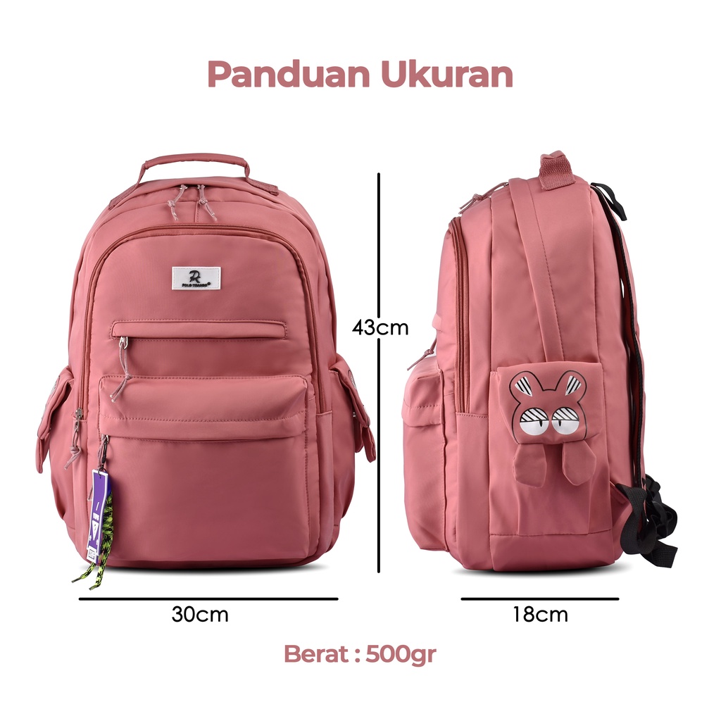Polo Trands Liscio EX 332 Tas Ransel Sekolah Anak Tas Travelling-1