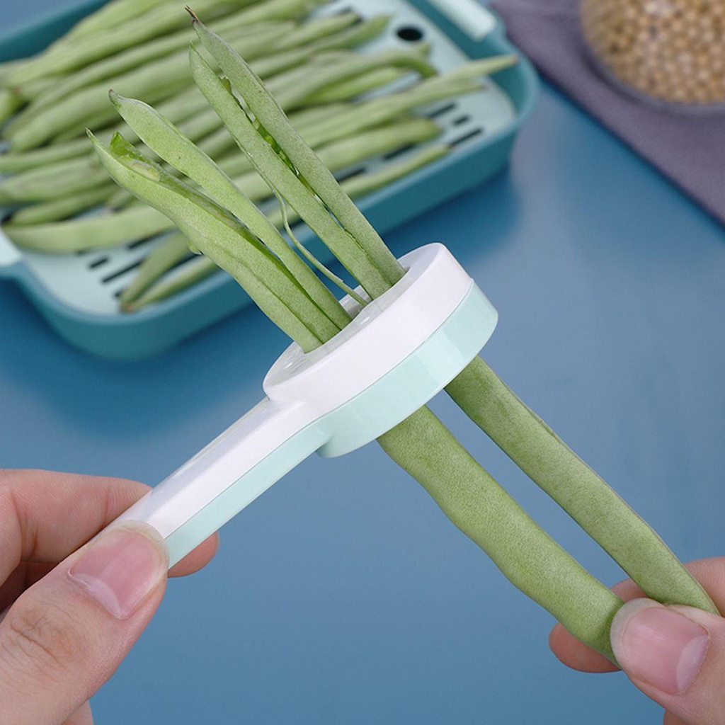 [Elegan] Alat Pengiris Kacang Hijau Sayur Stainless Steel Peeler Green Stringer