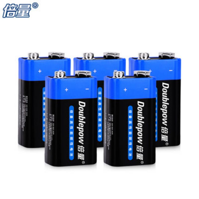 Baterai doublepow 9v non rechargeable / baterai non cas 9v