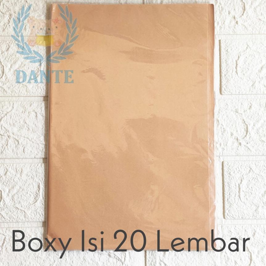 

(M9T2) Sampul Coklat Polos Ukuran Boxy / Buku Tulis Campus ( 20 Lembar ) //Super@sekali