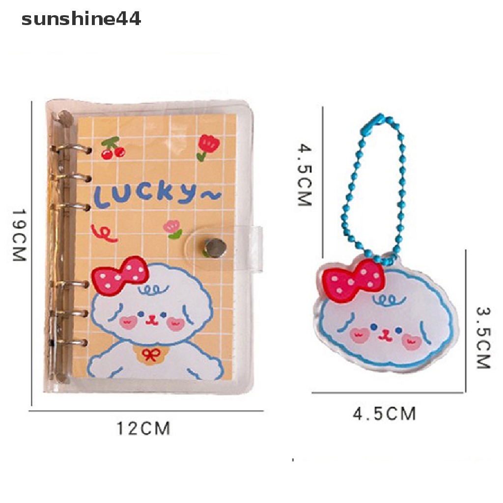 Sunshine Stiker Transparan Gambar Kelinci Lucu Ukuran A6 Untuk Diary / Jurnal