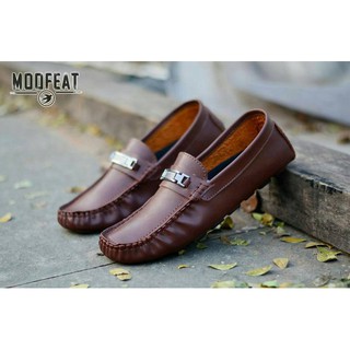 WDG4V BRANDED SEPATU  CASUAL  SLIP ON PRIA  KULIT ASLI ORI 