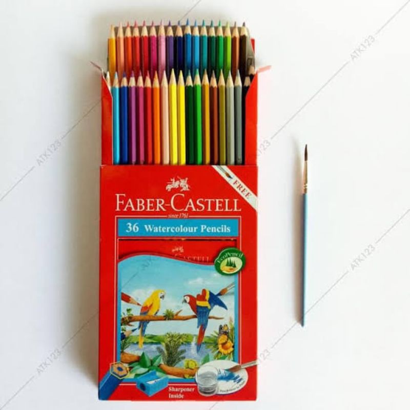 

FABER CASTELL 114466 WATERCOLOUR PENCILS 36L