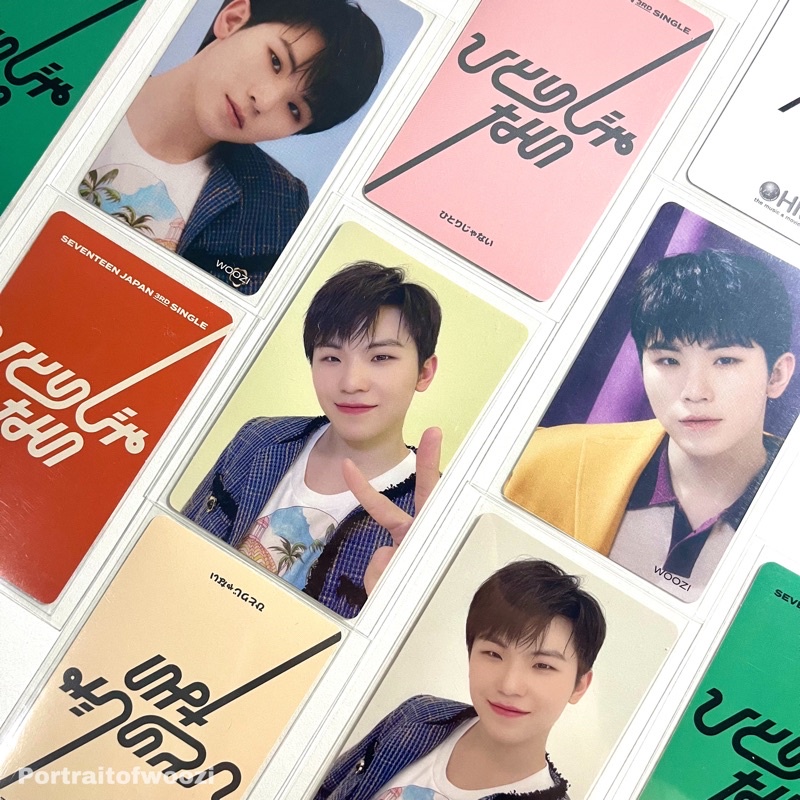 SEVENTEEN Woozi Hitorijanai photocard lim c lim d hmv pc