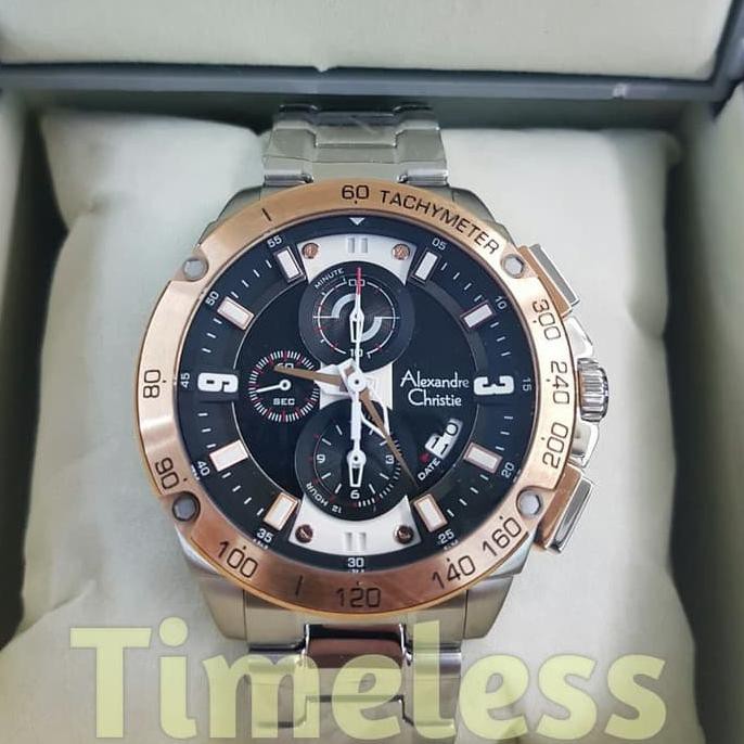 Super Sale Jam Tangan Pria Alexandre Christie AC 6463 MC Ready Stock