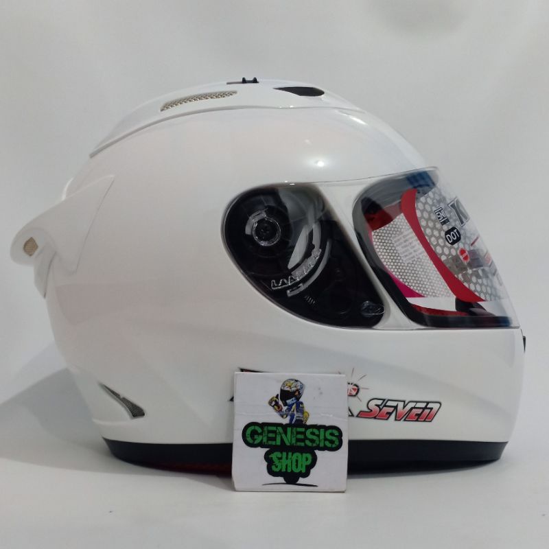 Jual Helm KYT full face helm KYT RC7 solid polos white