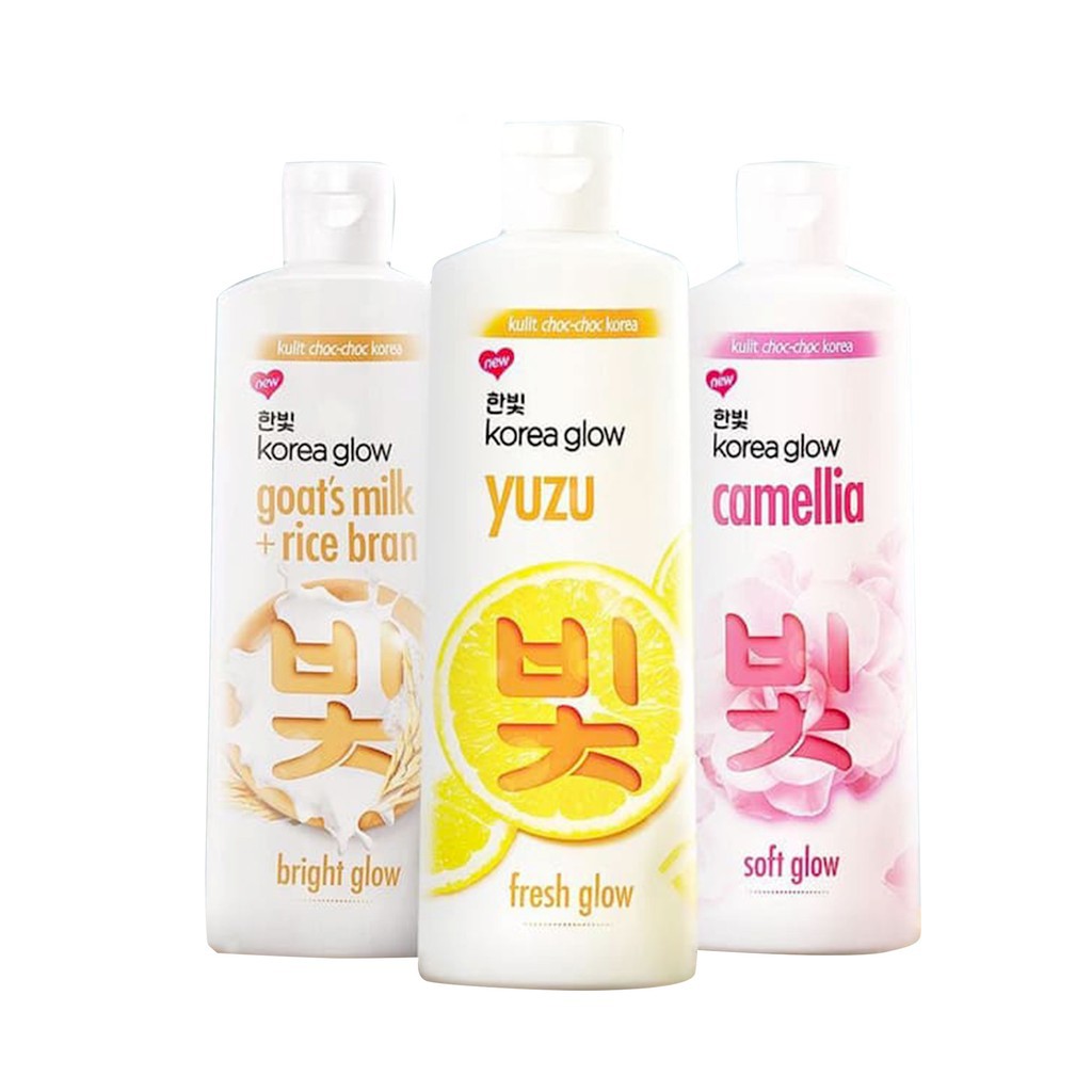 Korea Glow yuzu Sabun Mandi Cair Botol All Varian 250 ml