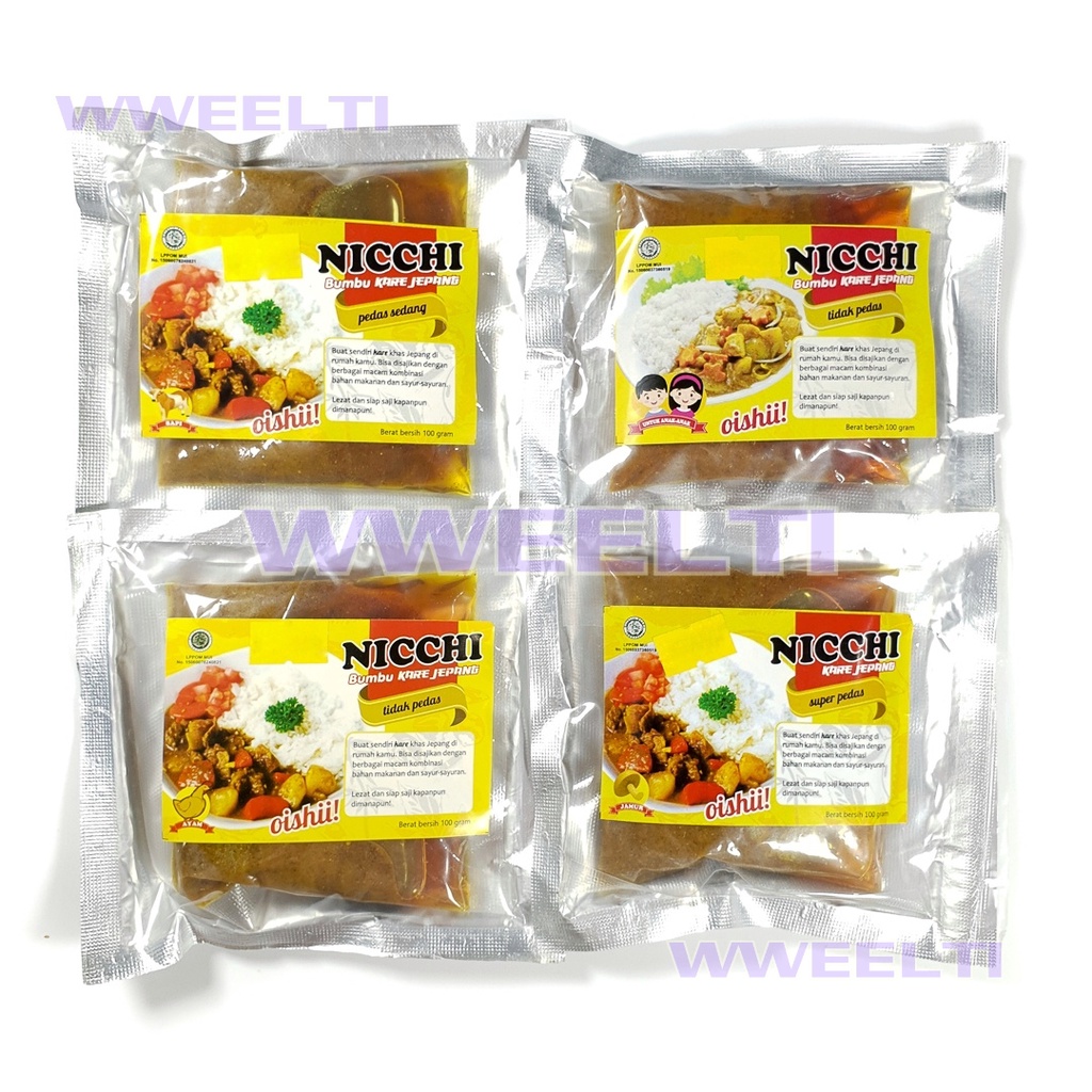 

Nicchi Kare Bumbu Kari Jepang Ayam Sapi Jamur 100gr