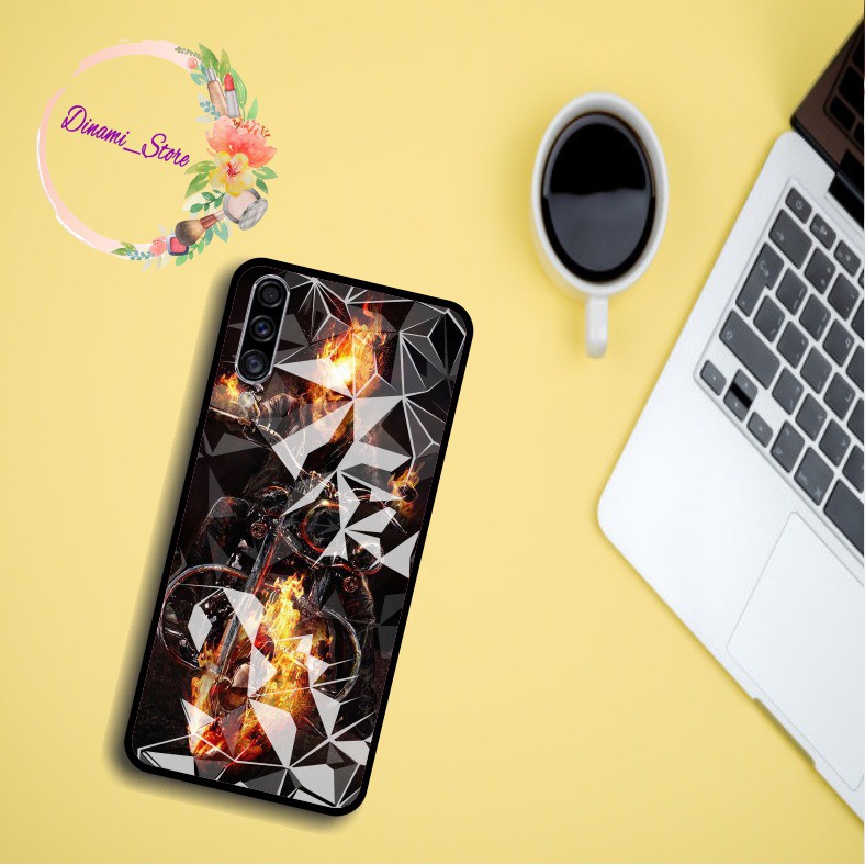 softcase diamond GHOST RIDER Vivo Y91 Y17 Y12 Y15 Y93 Y95 Y81 Y83 Y71 Y53 y20 Y30 Y50 V17 Y11 DST737