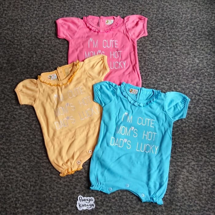 Romper Kodok Baby Girl Newborn Warna