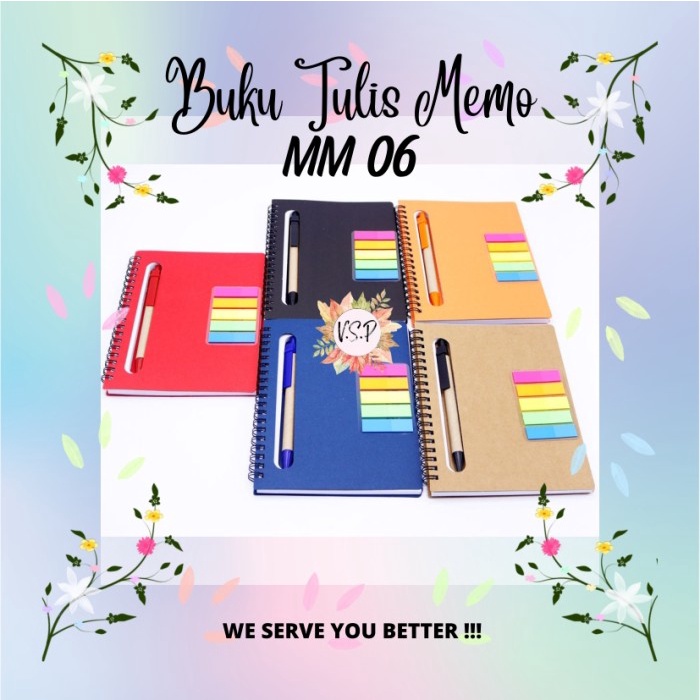 

Agenda & Planner Memo MM 06 / Souvenir Notebook Sticky Notes