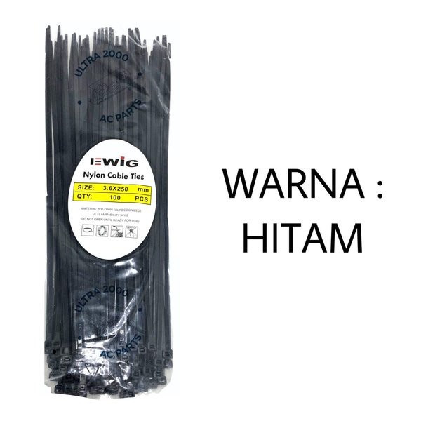 

Bagus Cable Ties . Kabel Ties Ewig 3.6 Mm X 25 Cm Ready Gilaa!!!
