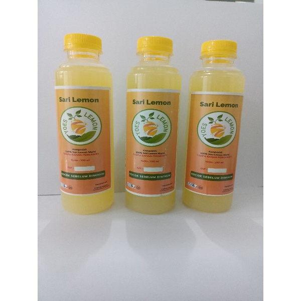 

Sari lemon murni 100 %