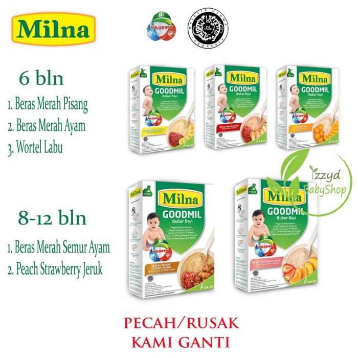 Milna Goodmil Bubur Bayi 120G