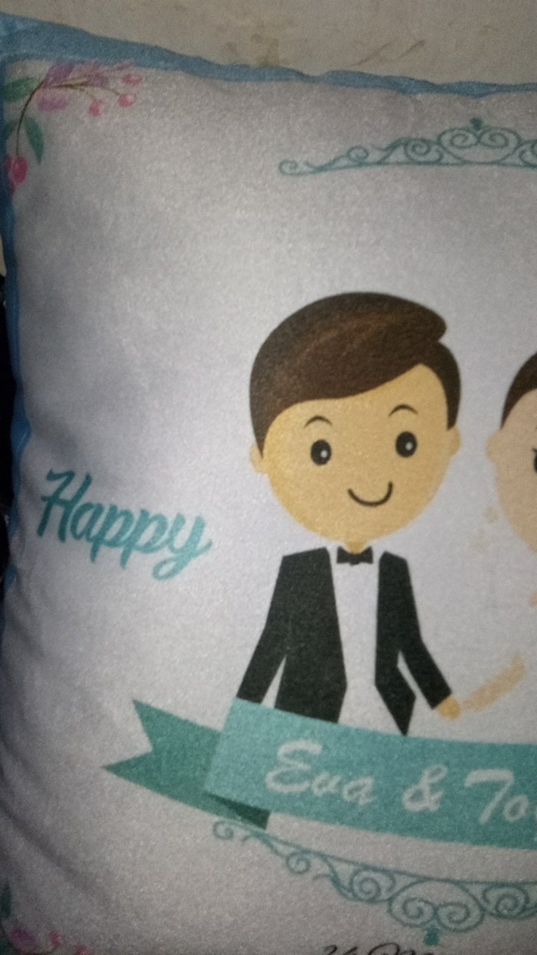 Hadiah Ulang Tahun / Kado Wisuda / Pernikahan Cetak Foto Bantal Custom