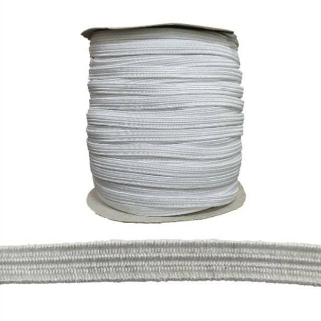 Tali Karet Masker per Meter / tali warna / tali earloop masker / tali hijab masker