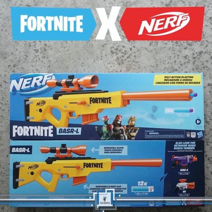 Nerf Fortnite BASRL BASR L BASR-L Bolt Action Sniper Rifle Not ARL Termurah Star Seller