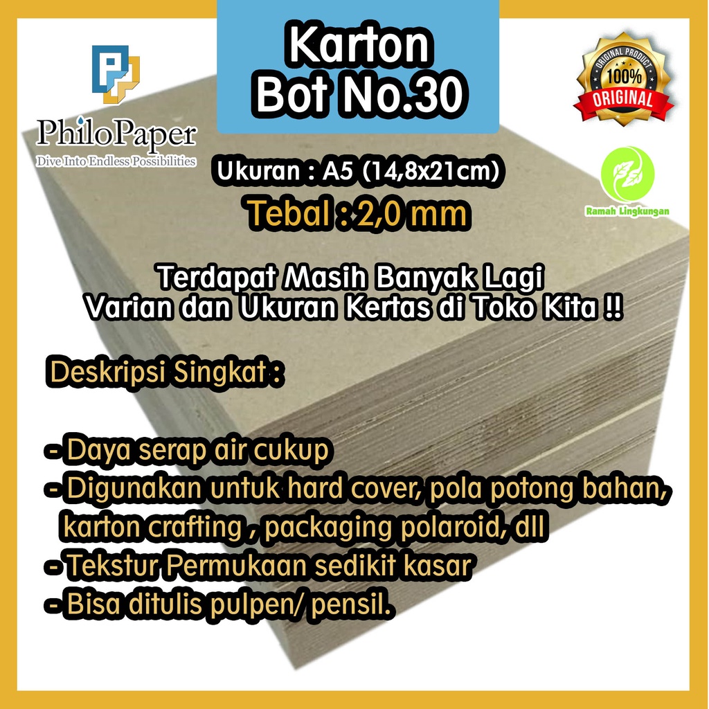 

Karton Yellow Bot No. 30 A5