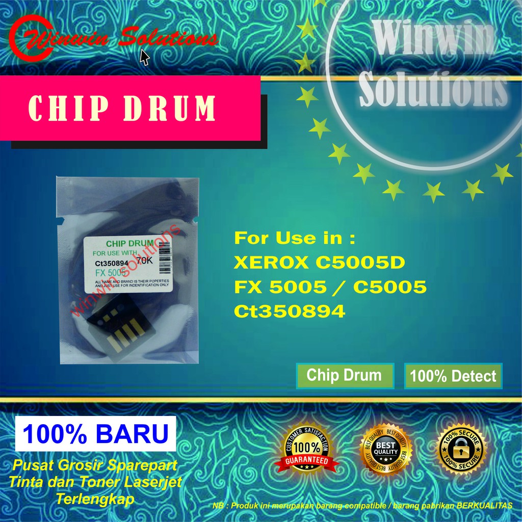 CHIP DRUM Xerox C5005 drum chip 70K BAG HITAM XEROX COLOR CT350894 COLOR