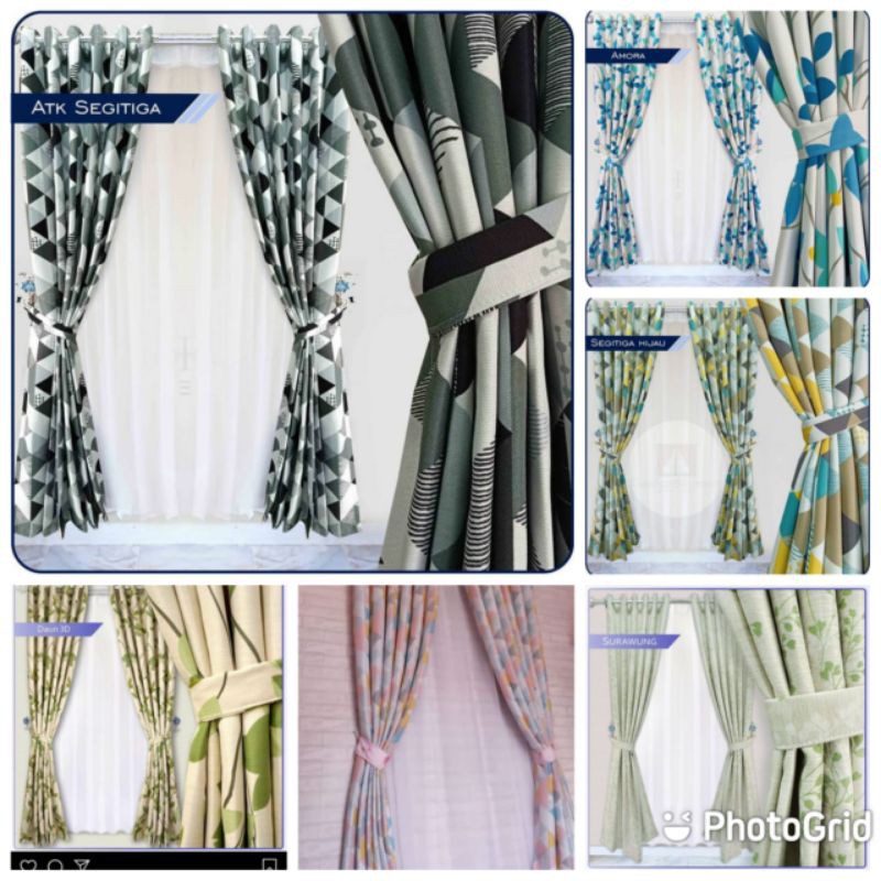 gorden pintu gorden jendela kolong dapur pendek Shopee gorden pintu gorden jendela kolong dapur pendek Shopee
