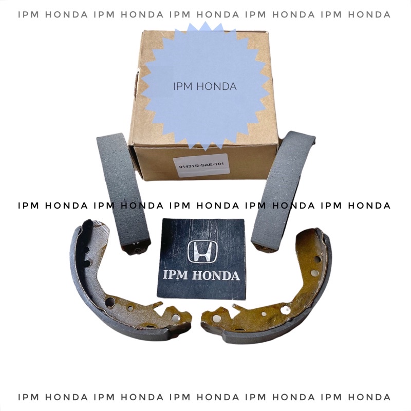 01431/01432 SAE Brake Shoe Shoes Kampas Rem Belakang Tromol Honda Jazz GD3 IDSI 2003 2004 2005 2006 2007 2008 No Brand Maxstop Compact