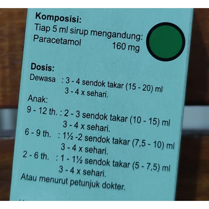 Grafadon syr 60ml /menghilangkan nyeri kelapa/sakit gigi/meringankan demam