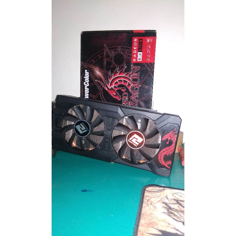 vga rx 570 spek diatas gtx 1050ti port lengkap ada backplate bekas pakai game