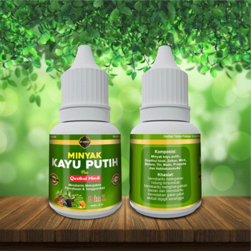 MINYAK KAYU PUTIH plus QUSTHUL HINDI | Herbal Tetes Hidung