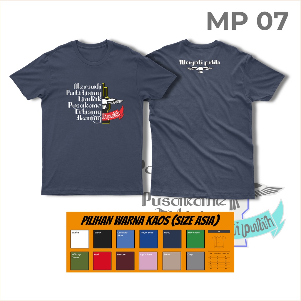 Kaos Pencak Silat Kaos Merpati Putih MP07