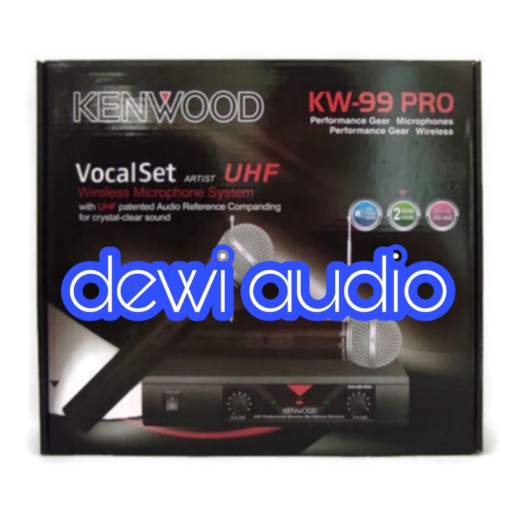 MIC KENWOOD KW99PRO / MICROPHONE KENWOOD KW99 PRO / MIC WIRELESS KENWOOD KW99-PRO / MIC MURAH UHF KENWOOD KW 99 PRO