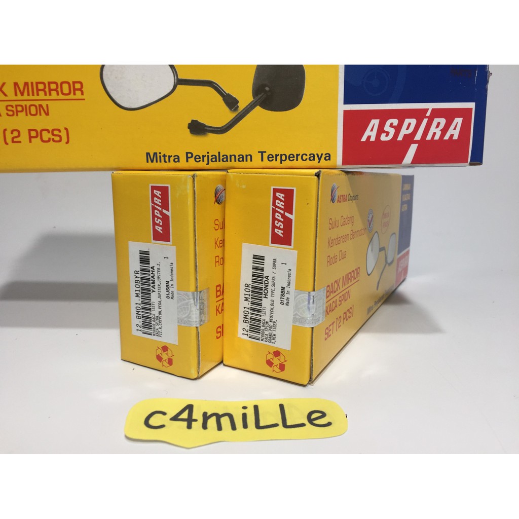 KACA SPION ASPIRA SPION MOTOR HONDA DAN YAMAHA ASTRA-1