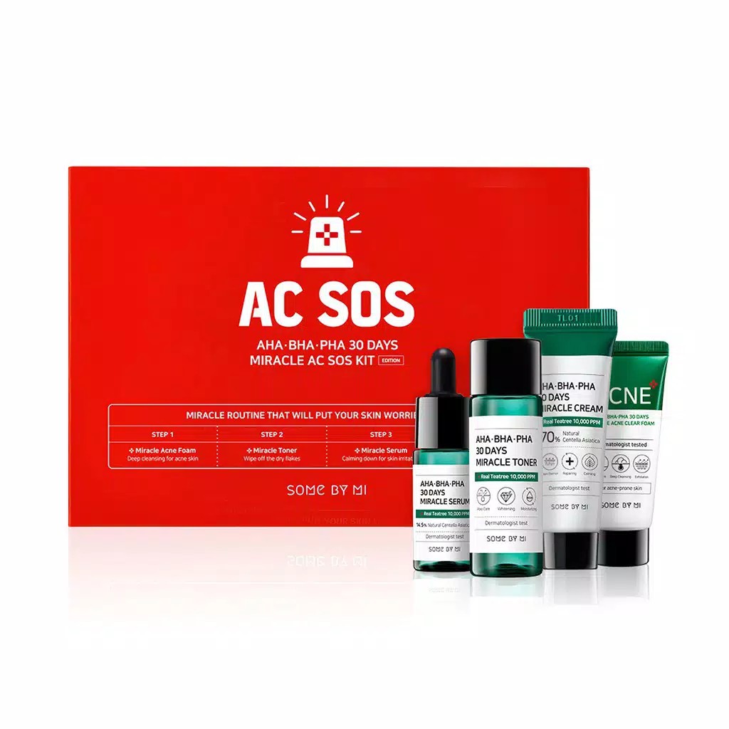 SOMEBYMI SOME BY MI - AHA BHA PHA 30 Days Miracle AC SOS STARTER Kit 4ea