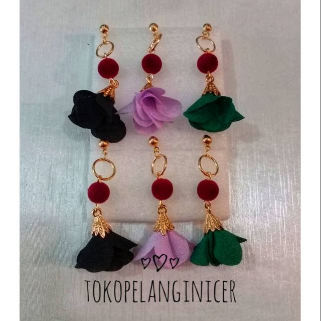 Tokopelanginicer Anting Fashion Korea Aksesoris cantik kekinian Anting korea Giwang murah