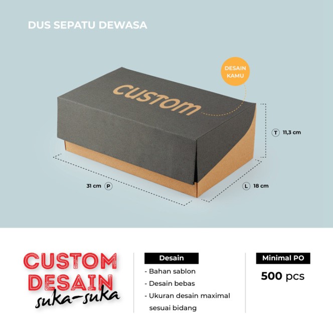 

Dus Alas Kaki 31 x 18 x 11.3 cm CST 384