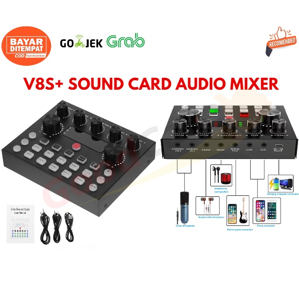 PAKET LENGKAP MIC BM 800 PODCAST YOUTUBER MIC + SOUND CARD + AUDIO SPLITTER